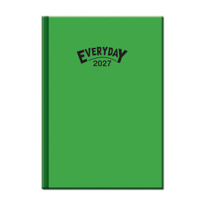 Daily diary A5 Everyday COLORS green 2027 - Reklamnepredmety