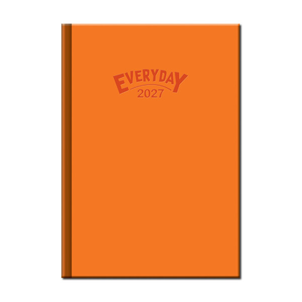 Daily diary A5 Everyday orange 2027
