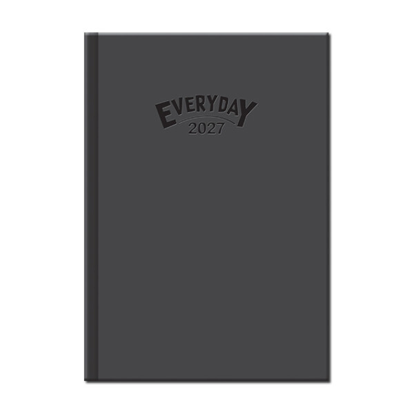 Daily diary A5 Everyday grey 2027
