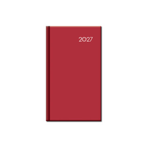 Mini diary A6 FALCON red 2027 - Reklamnepredmety
