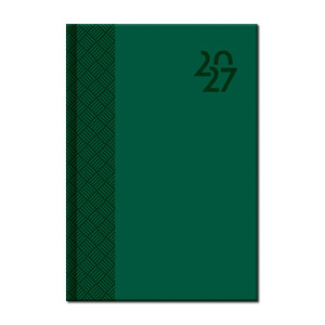 Daily diary A5 VENETIA green 2027 - Reklamnepredmety