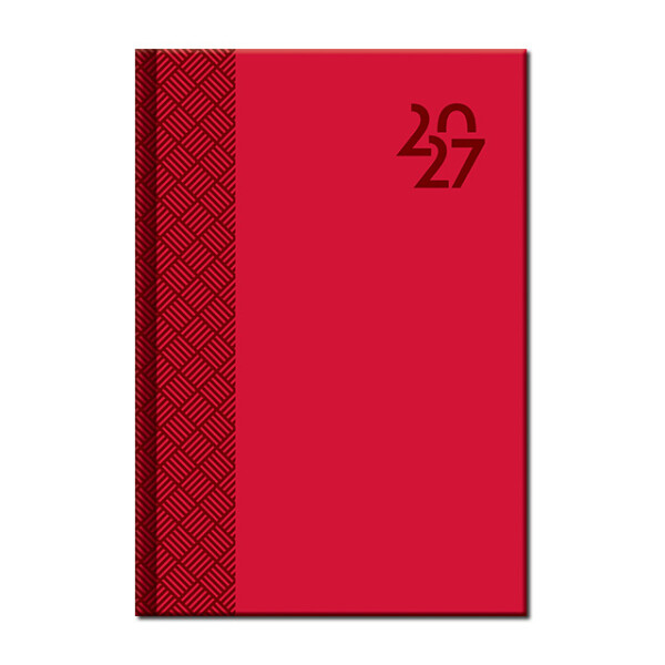Daily diary A5 VENETIA red 2027
