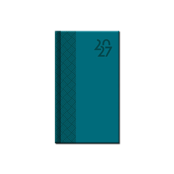 Mini diary A6 VENETIA turquoise 2027