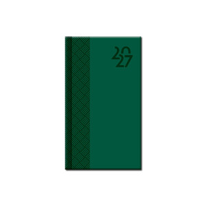 Mini diary A6 VENETIA green 2027 - Reklamnepredmety