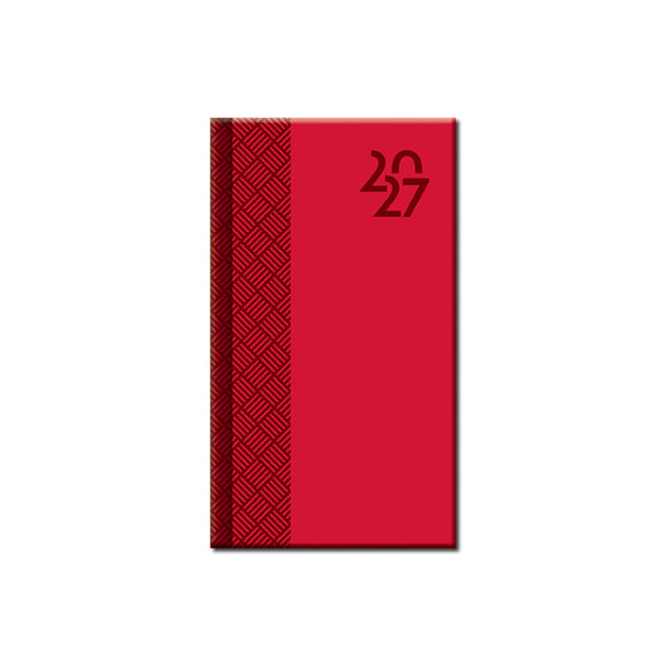 Mini diary A6 VENETIA red 2027