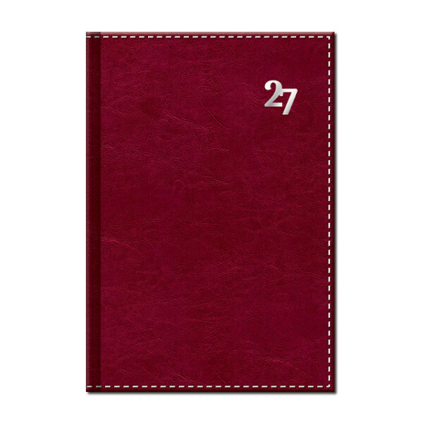 Daily diary A5 NEAPOL burgundy 2027