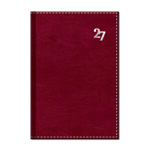 Daily diary A5 NEAPOL burgundy 2027 - Reklamnepredmety