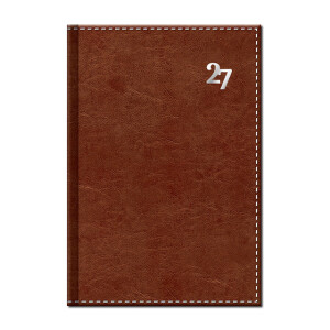 Daily diary A5 NEAPOL brown 2027 - Reklamnepredmety