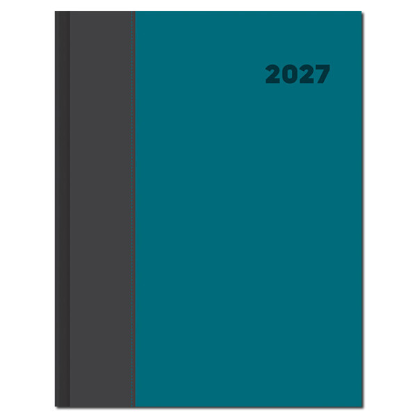 Manager diary A4 DOLCETTO grey turquoise 2027