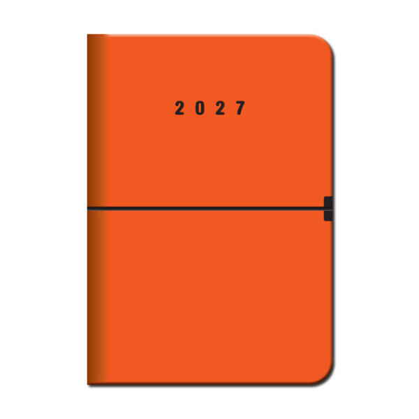 Weekly diary A5 CAPRI Orange 2027