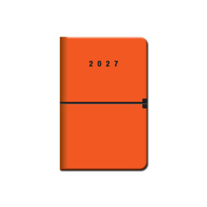 Mini diary A6 CAPRI orange 2027