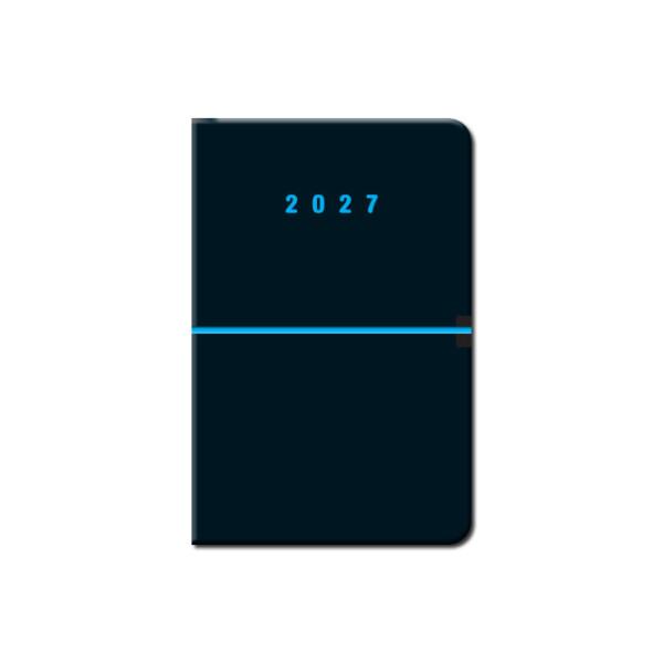 Mini diary A6 CAPRI black 2027