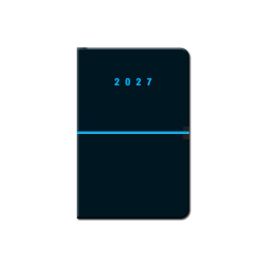 Mini diary A6 CAPRI black 2027