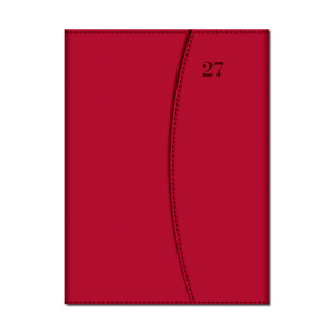 Weekly diary A5 MAGNETIC red 2027 - Reklamnepredmety