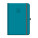 Daily diary A5 FLORENCIA turquoise with elastic band 2027