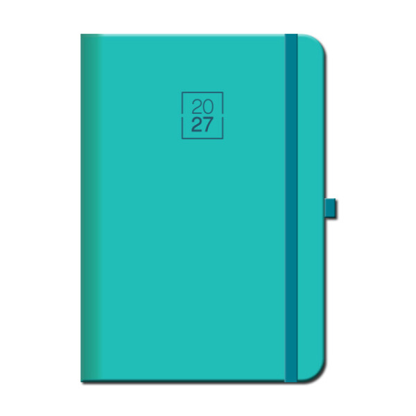 Daily diary A5 FLORENCIA menthol with eraser 2027