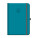 Weekly diary A5 FLORENCIA turquoise with elastic band 2027