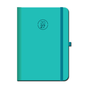 Weekly diary A5 FLORENCIA menthol with eraser 2027 - Reklamnepredmety