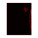 Weekly diary A5 SMART red 2027