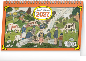 NOTIQUE Desk calendar Josef Lada CZ 2027, 23.1 x 14.5 cm - Reklamnepredmety