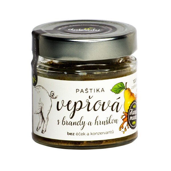 Pork pate with brandy and pear 150 g