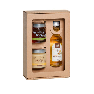 Gift set – Original mead, Paste honey and Honeydew honey - Reklamnepredmety