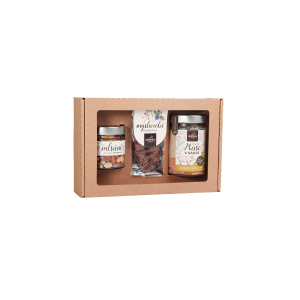 Gift set – Pulled pork in lard, Nut treat and Hunter's sausage - Reklamnepredmety