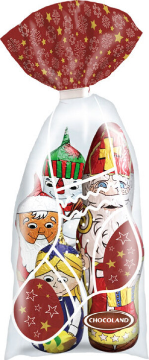 Santa Claus package, milk chocolate, various figures 97.5 g - Reklamnepredmety