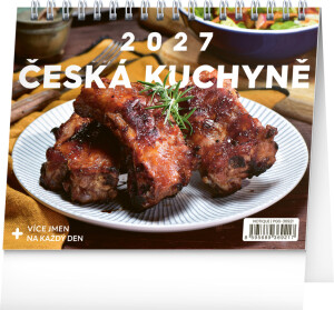 NOTIQUE Desk calendar Czech cuisine CZ 2027, 16.5 x 13 cm - Reklamnepredmety