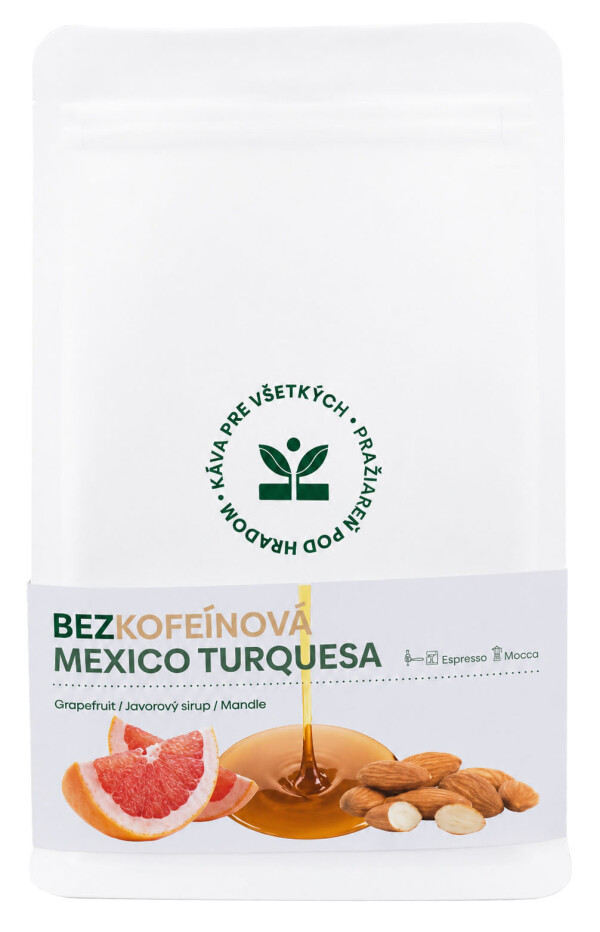 Coffee beans – Mexico Turquesa (decaffeinated) 200 g