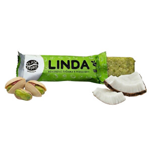 Linda pistachio – coconut bar with pistachios 40 g - Reklamnepredmety