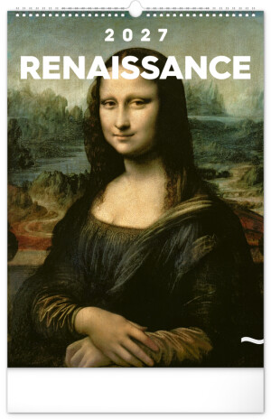 NOTIQUE Wall calendar Renaissance 2027, 33 x 46 cm - Reklamnepredmety