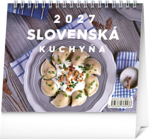 NOTIQUE Desk calendar Slovak cuisine 2027, 16.5 x 13 cm - Reklamnepredmety