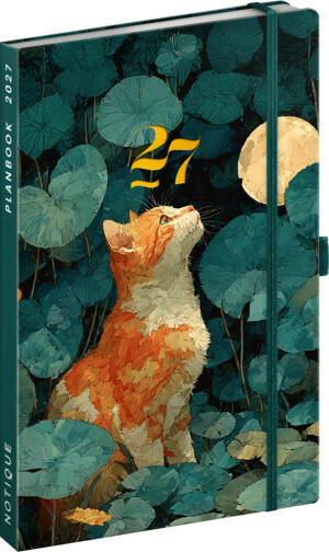 NOTIQUE Planbook planner/notebook Cat 2027, 13 x 21 cm - Reklamnepredmety
