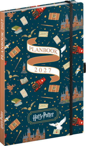 NOTIQUE Planbook planner/notebook Harry Potter –  Hogwarts Express 2027, 13 x 21 cm - Reklamnepredmety