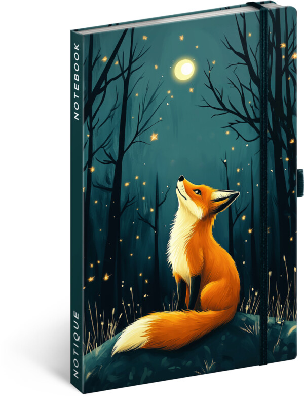 NOTIQUE Notes Fox, lined, 13 x 21 cm