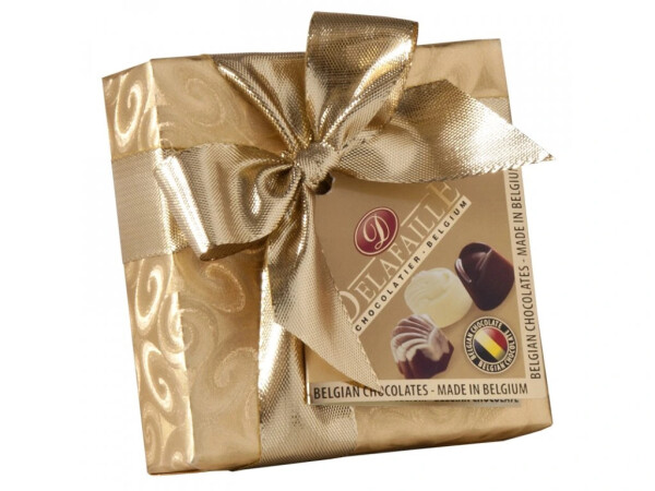 Belgian filled pralines in gold paper 50 g