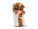 Dark and milk chocolate pralines with cocoa, orange and hazelnut filling 70 g