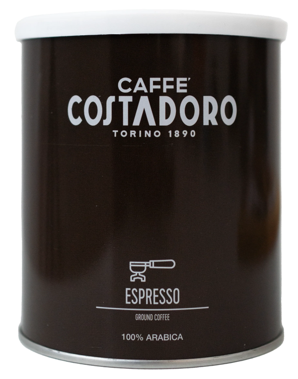 Ground espresso coffee in a can 250 g