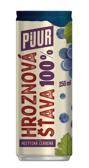 PiJur Red grape juice 250 ml - Reklamnepredmety