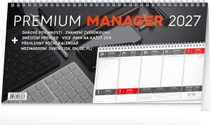 NOTIQUE Desk calendar Premium Manager CZ 2027, 32 x 16 cm - Reklamnepredmety