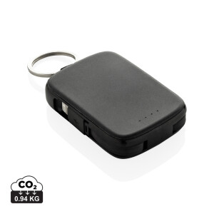 Nexo RCS keychain with 2000 mAh power bank and internal cables - Reklamnepredmety