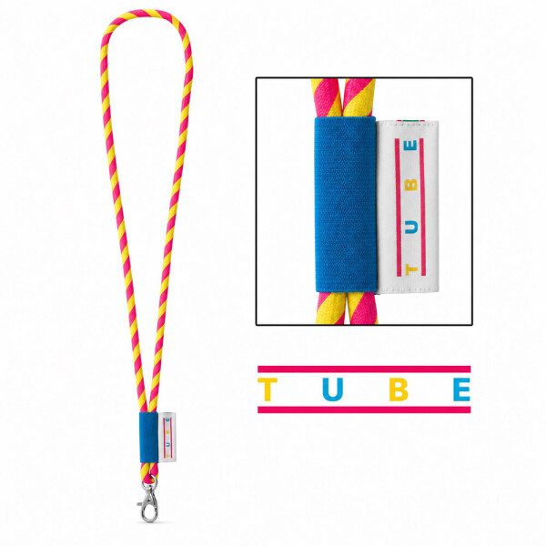 Printed sample Lanyard TUBE Long (Ø 7 mm)