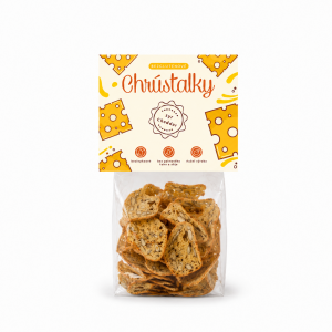 Chrústalky Gluten-free cheddar cheese, 50 g - Reklamnepredmety