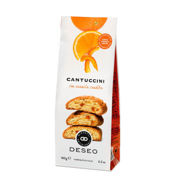 Cantuccini with candied orange pieces 180 g