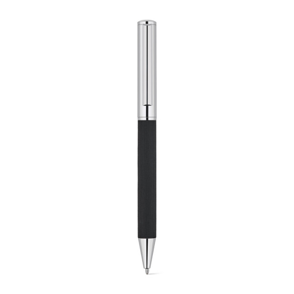 SLAUGHTER. Stainless steel ballpoint pen with a glossy finish and black ink by Dokumental®