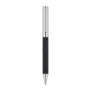SLAUGHTER. Stainless steel ballpoint pen with a glossy finish and black ink by Dokumental® - Reklamnepredmety