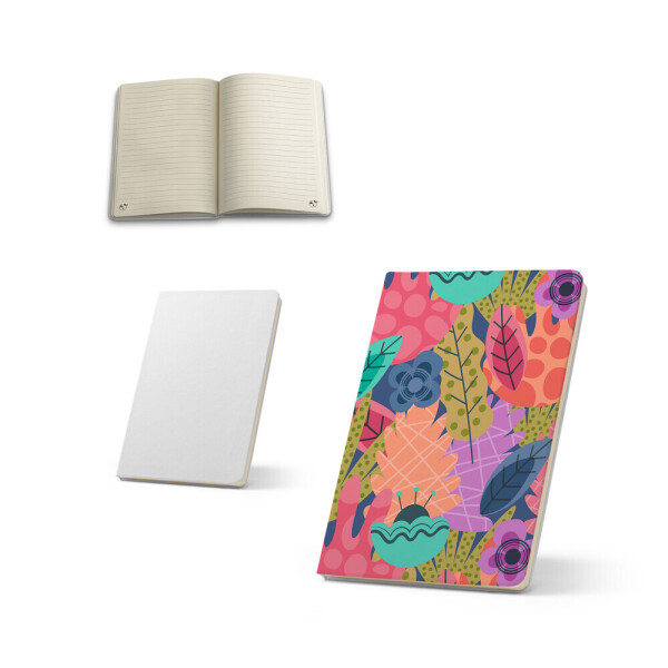 ANNE SUB A6. A6 notepad with a hardback cover, ideal for sublimation printing