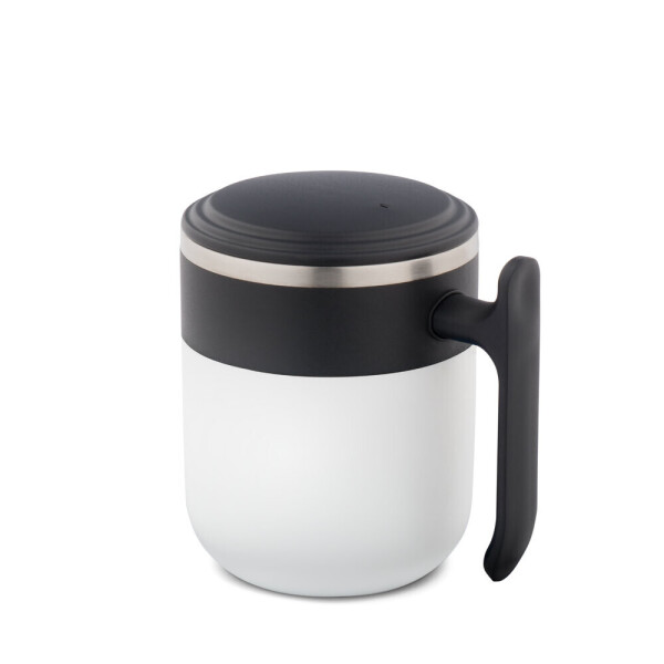 MALDINI. Travel mug with a stainless steel interior and a matt finish, 400 mL