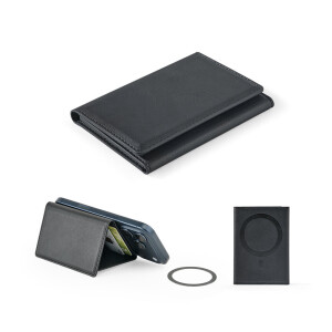 HARALD. High-capacity magnetic PU wallet with RFID blocking - Reklamnepredmety